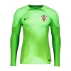 Maillot de Gardien à Manches Longues Croatie Domicile Coupe du Monde 2022 Verte Pour Homme